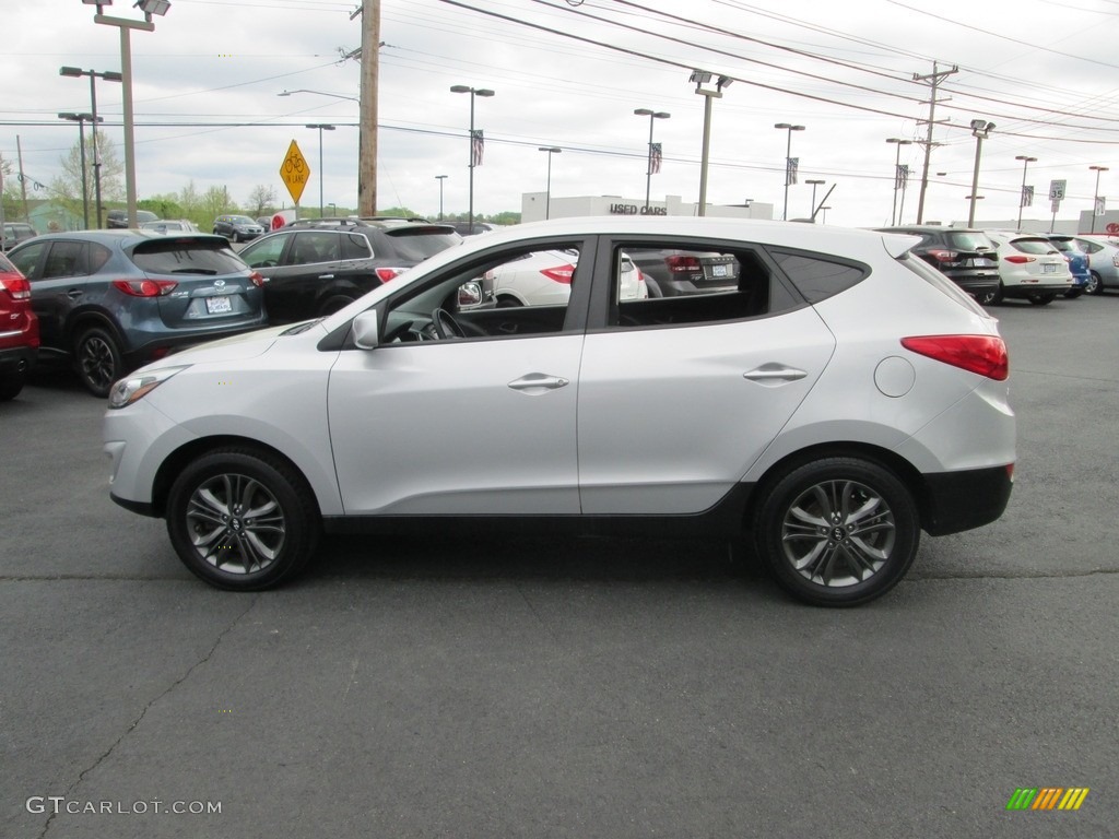 2015 Tucson GLS AWD - Diamond Silver / Black photo #9
