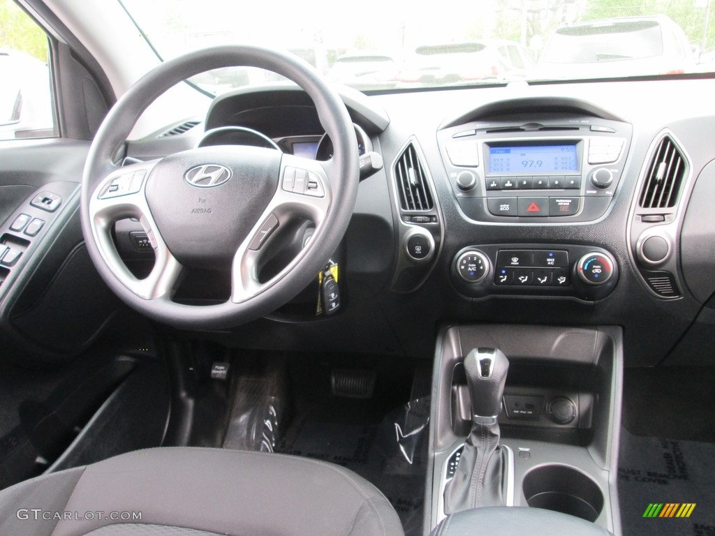 2015 Tucson GLS AWD - Diamond Silver / Black photo #10