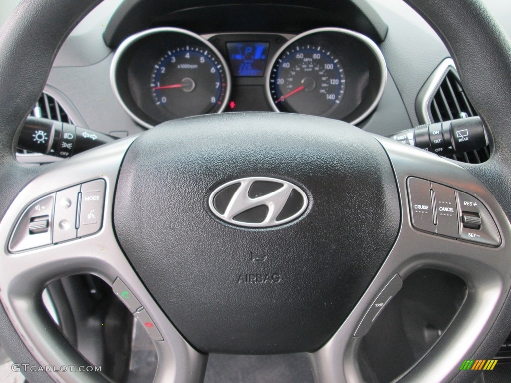 2015 Tucson GLS AWD - Diamond Silver / Black photo #11