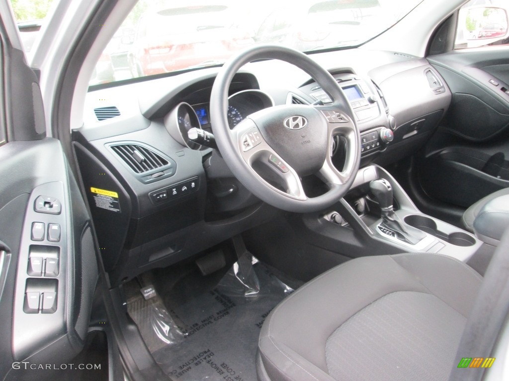 2015 Tucson GLS AWD - Diamond Silver / Black photo #12