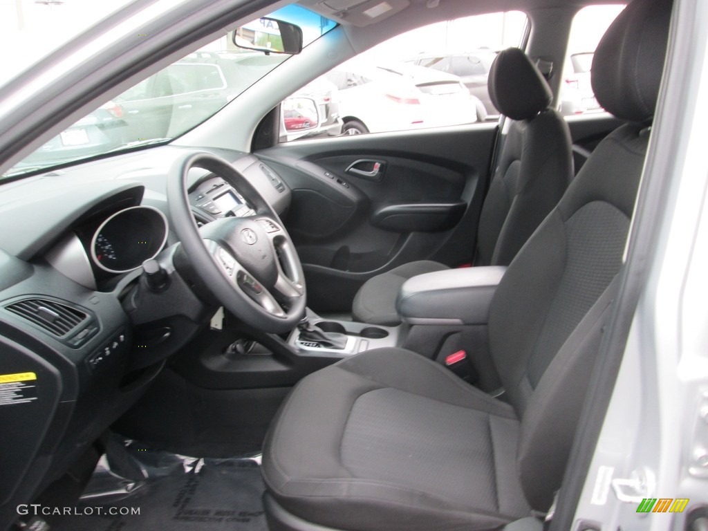 2015 Tucson GLS AWD - Diamond Silver / Black photo #13