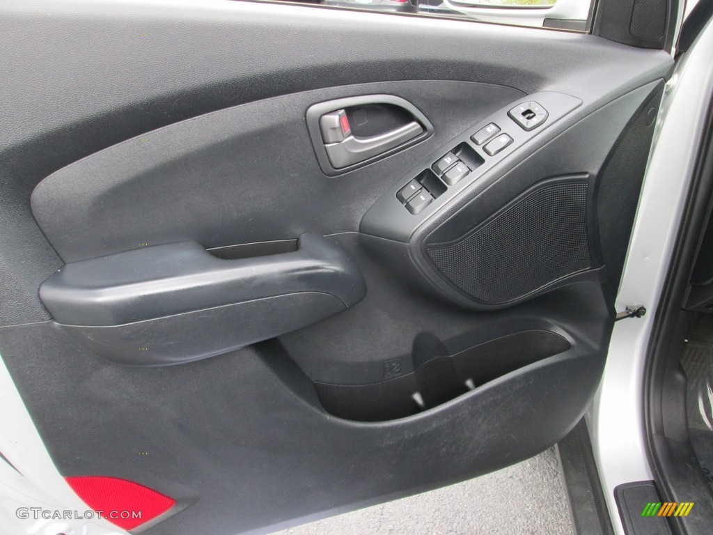 2015 Tucson GLS AWD - Diamond Silver / Black photo #14