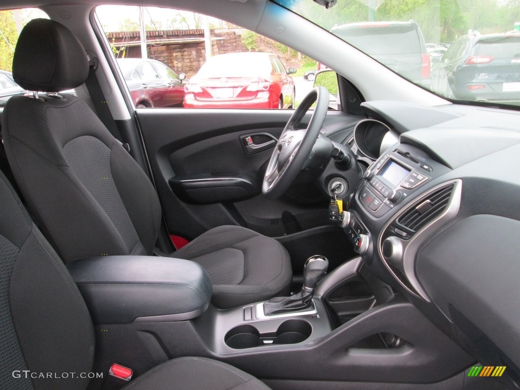 2015 Tucson GLS AWD - Diamond Silver / Black photo #17