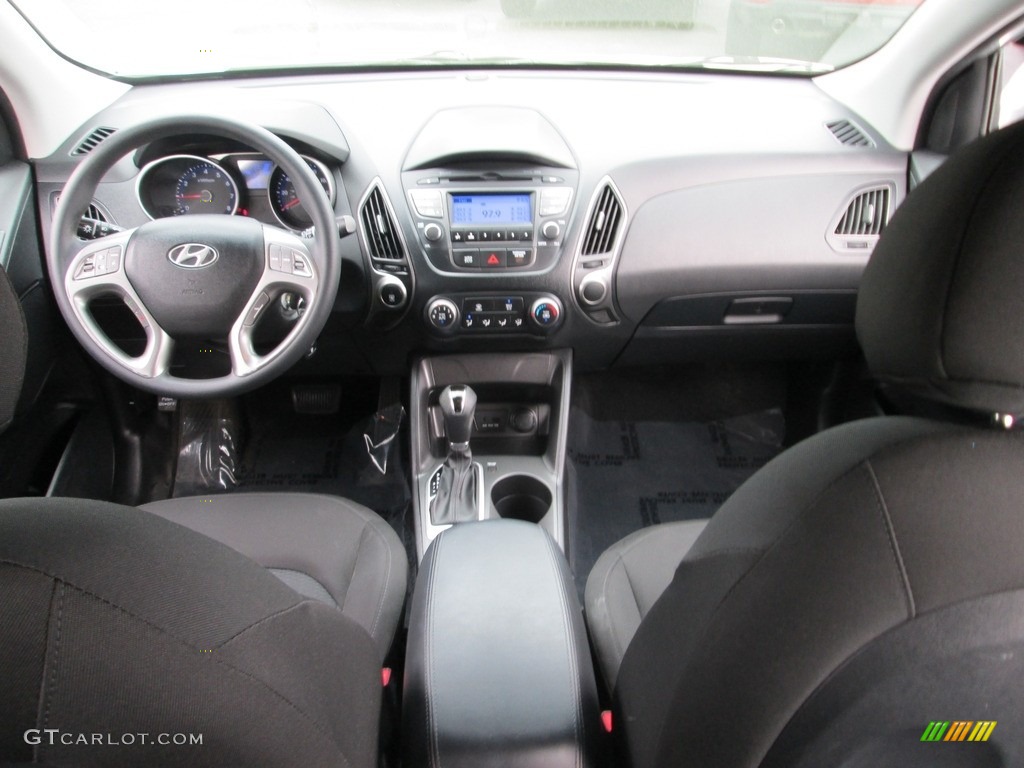 2015 Tucson GLS AWD - Diamond Silver / Black photo #24