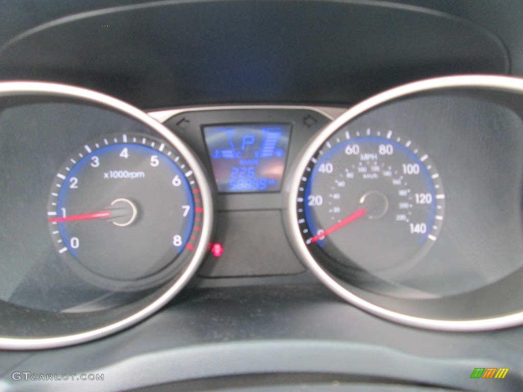 2015 Tucson GLS AWD - Diamond Silver / Black photo #28