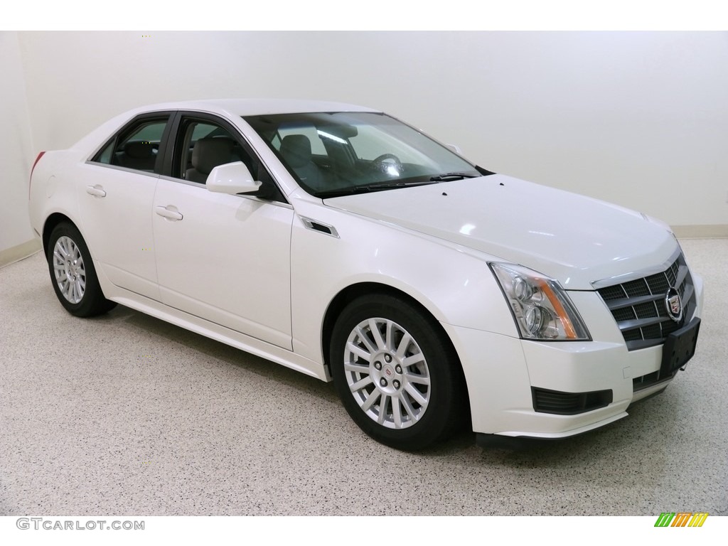 2011 CTS 4 3.0 AWD Sedan - White Diamond Tricoat / Light Titanium/Ebony photo #1
