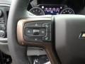 Jet Black 2019 Chevrolet Silverado 1500 High Country Crew Cab 4WD Steering Wheel