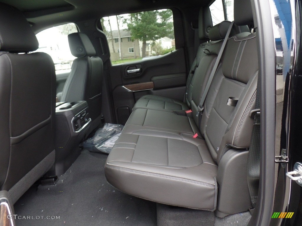 Jet Black Interior 2019 Chevrolet Silverado 1500 High Country Crew Cab 4WD Photo #133009115