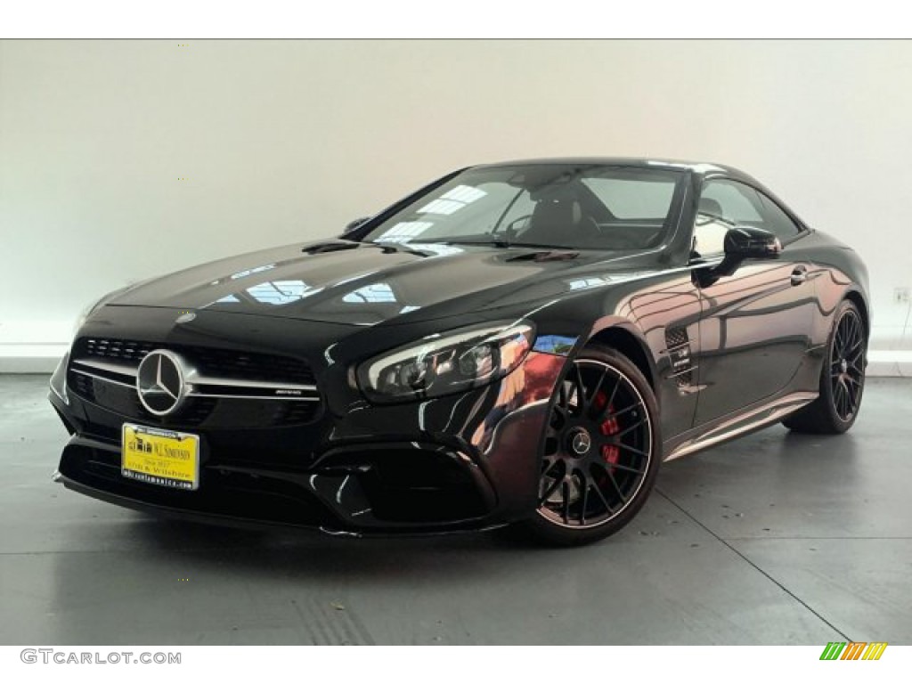 Obsidian Black Metallic 2017 Mercedes-Benz SL 63 AMG Roadster Exterior Photo #133009333