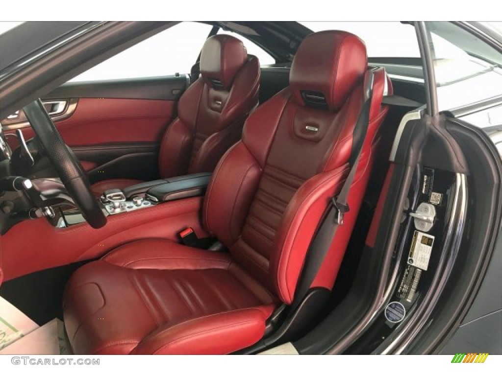 Bengal Red/Black Interior 2017 Mercedes-Benz SL 63 AMG Roadster Photo #133009350