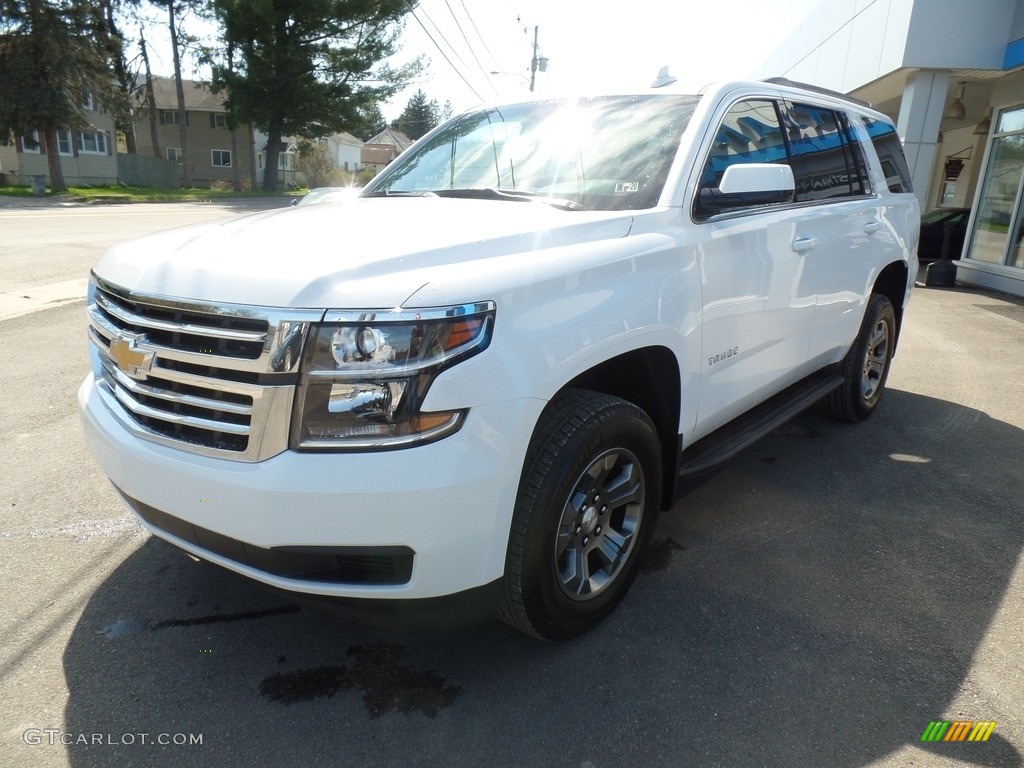 2019 Tahoe LS 4WD - Summit White / Jet Black photo #2