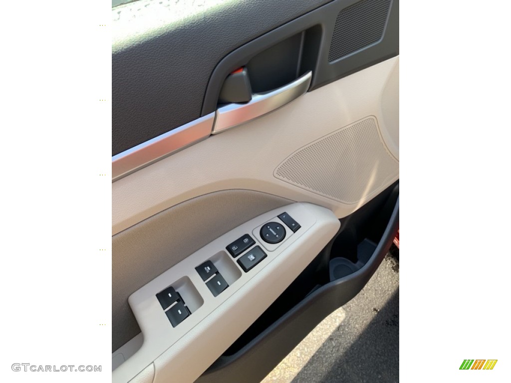 2019 Elantra Value Edition - Scarlet Red / Beige photo #10
