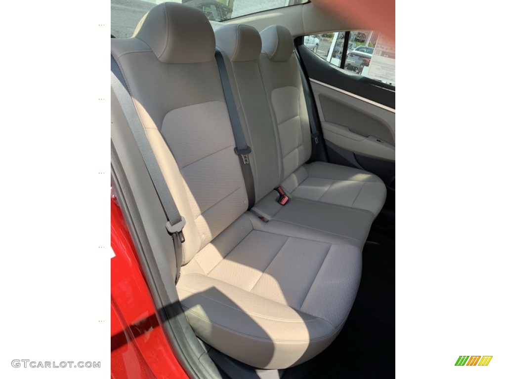 2019 Elantra Value Edition - Scarlet Red / Beige photo #24