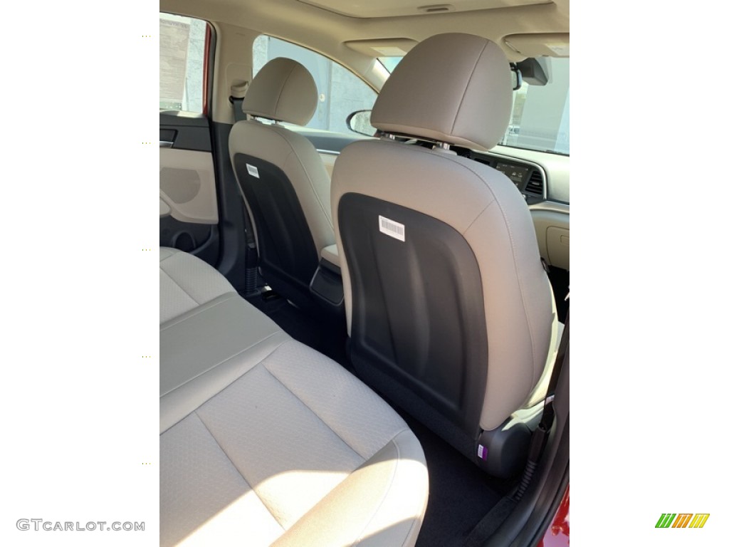 2019 Elantra Value Edition - Scarlet Red / Beige photo #25