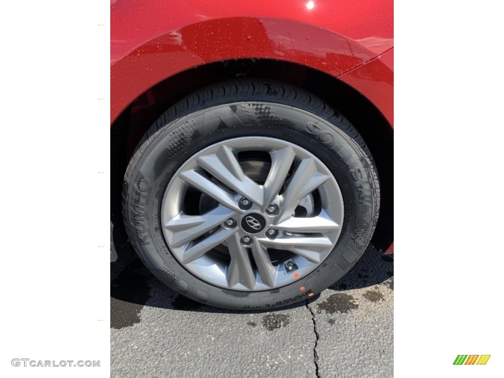 2019 Elantra Value Edition - Scarlet Red / Beige photo #29