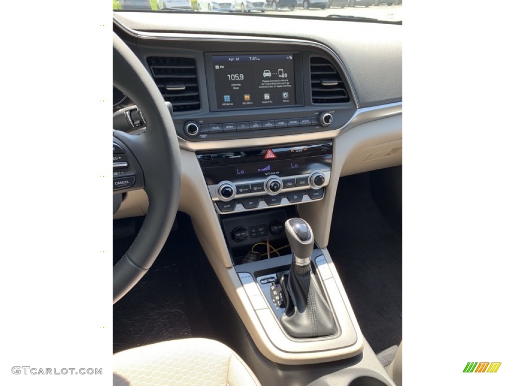 2019 Elantra Value Edition - Scarlet Red / Beige photo #31
