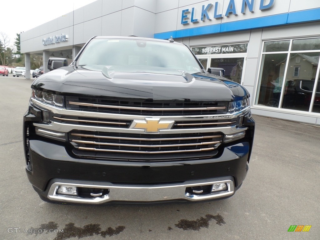 2019 Silverado 1500 High Country Crew Cab 4WD - Black / Jet Black photo #2