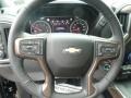 Jet Black Steering Wheel Photo for 2019 Chevrolet Silverado 1500 #133012160