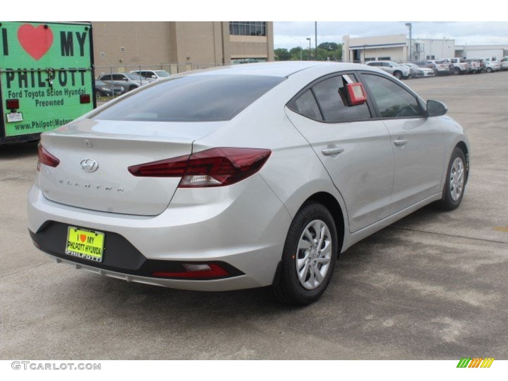 2019 Elantra SE - Symphony Silver / Black photo #8