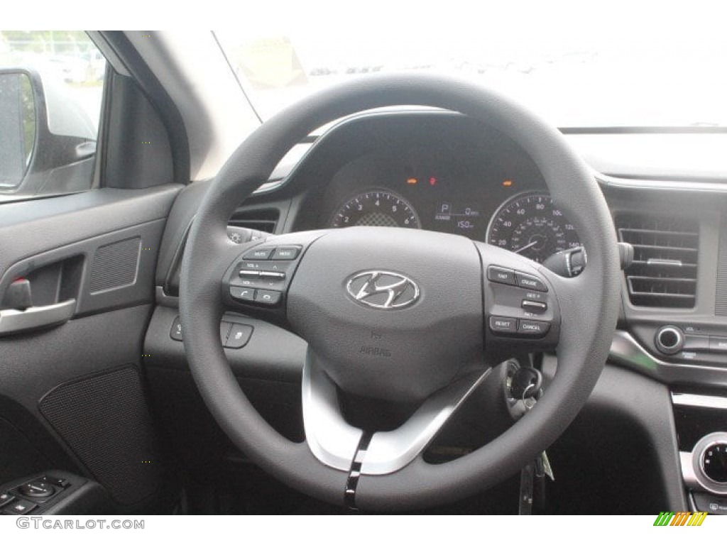 2019 Elantra SE - Symphony Silver / Black photo #19