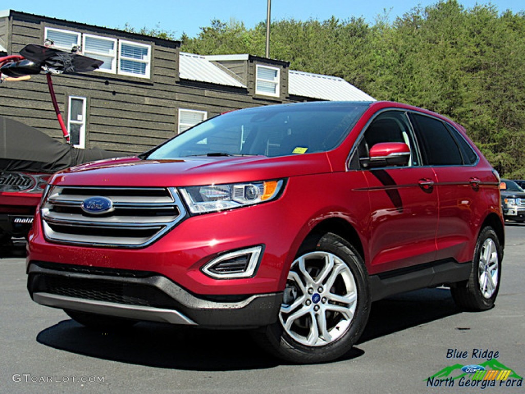 Ruby Red Ford Edge
