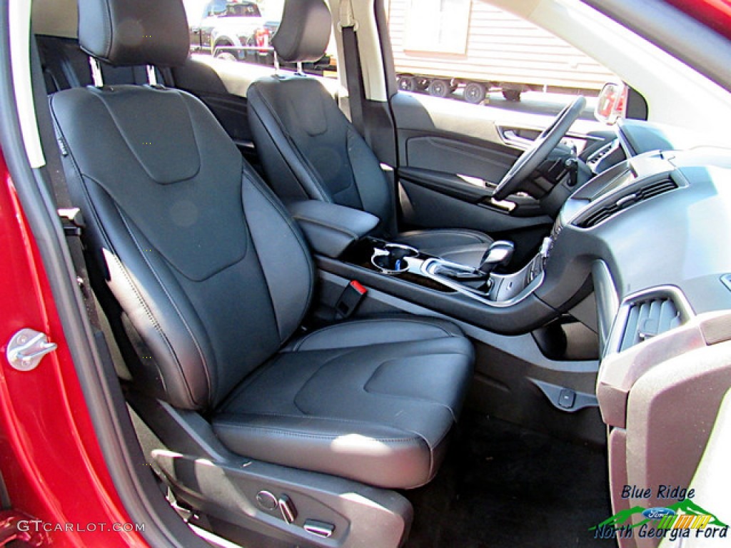2018 Edge Titanium AWD - Ruby Red / Ebony photo #11