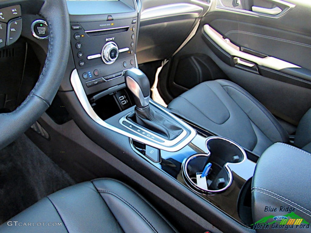 2018 Edge Titanium AWD - Ruby Red / Ebony photo #25