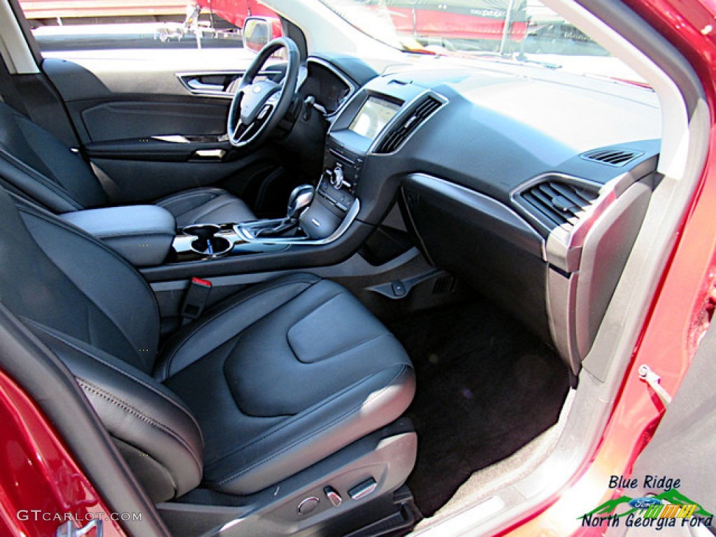 2018 Edge Titanium AWD - Ruby Red / Ebony photo #29