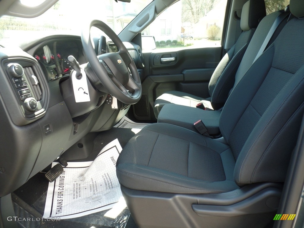 2019 Silverado 1500 Custom Crew Cab 4WD - Shadow Gray Metallic / Jet Black photo #31