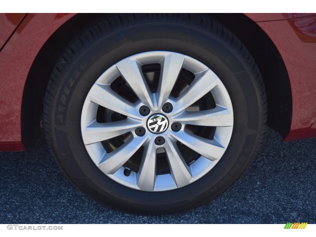 2015 Passat Wolfsburg Edition Sedan - Fortana Red Metallic / Titan Black photo #17