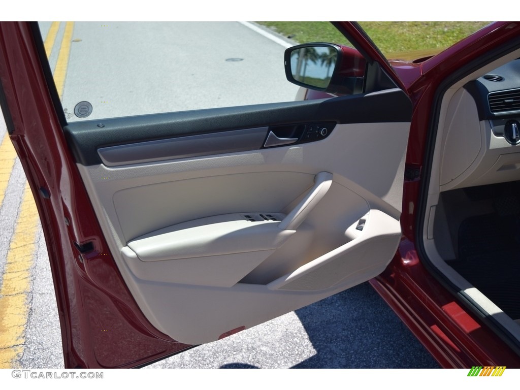 2015 Passat Wolfsburg Edition Sedan - Fortana Red Metallic / Titan Black photo #19