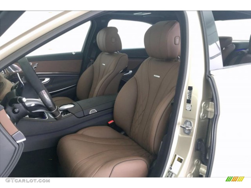 Nut Brown/Black Interior 2019 Mercedes-Benz S AMG 63 4Matic Sedan Photo #133022817