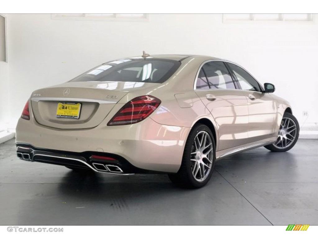 2019 S AMG 63 4Matic Sedan - Dune Silver Metallic / Nut Brown/Black photo #16