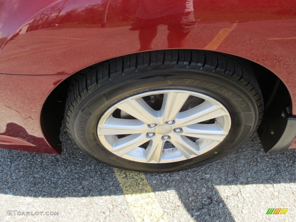 2011 Legacy 2.5i Premium - Ruby Red Pearl / Off-Black photo #11