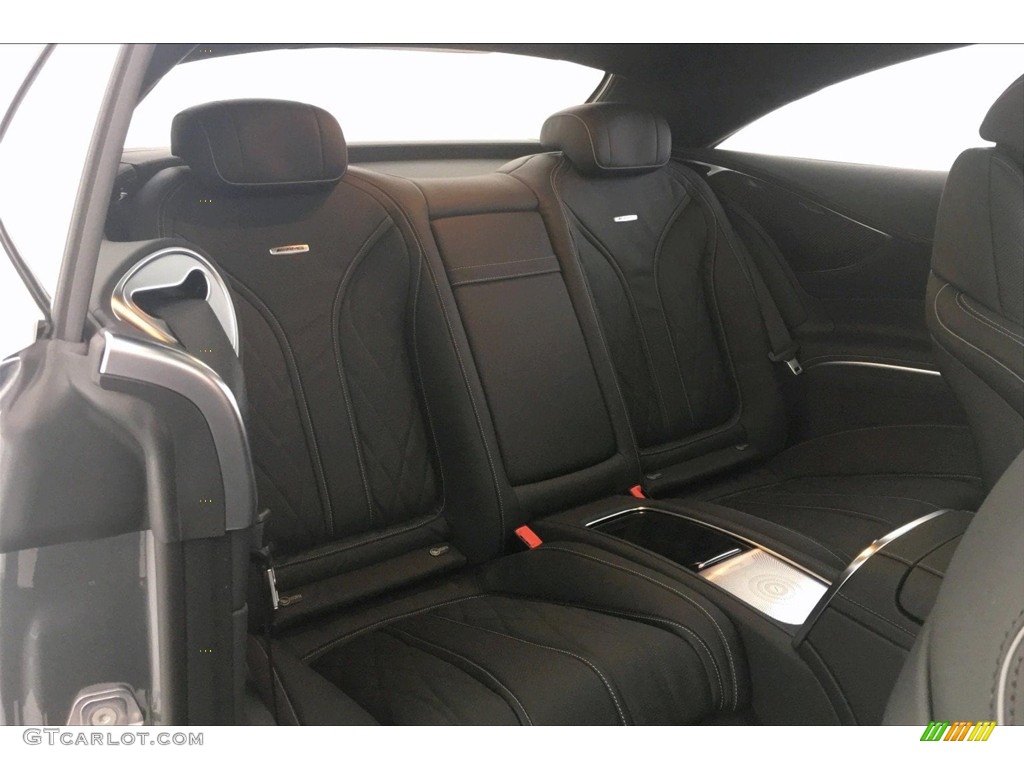 2019 Mercedes-Benz S AMG 63 4Matic Coupe Rear Seat Photo #133023657