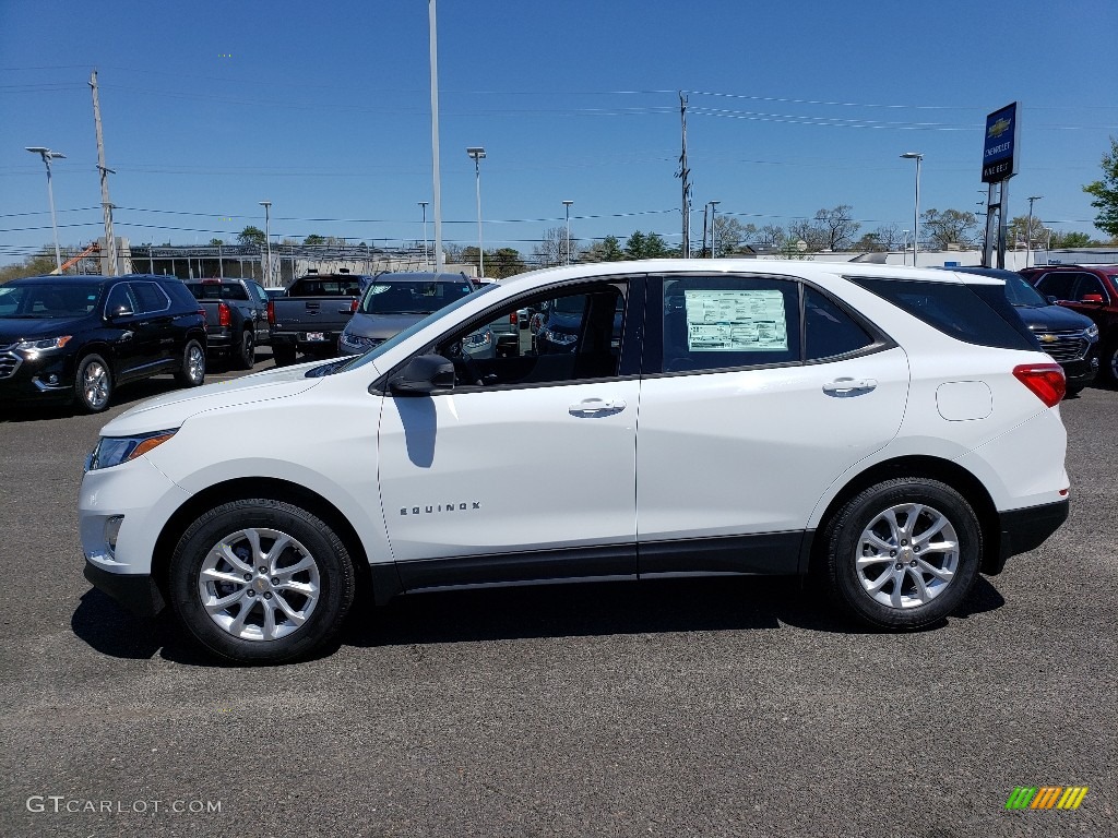 2019 Equinox LS - Summit White / Medium Ash Gray photo #3