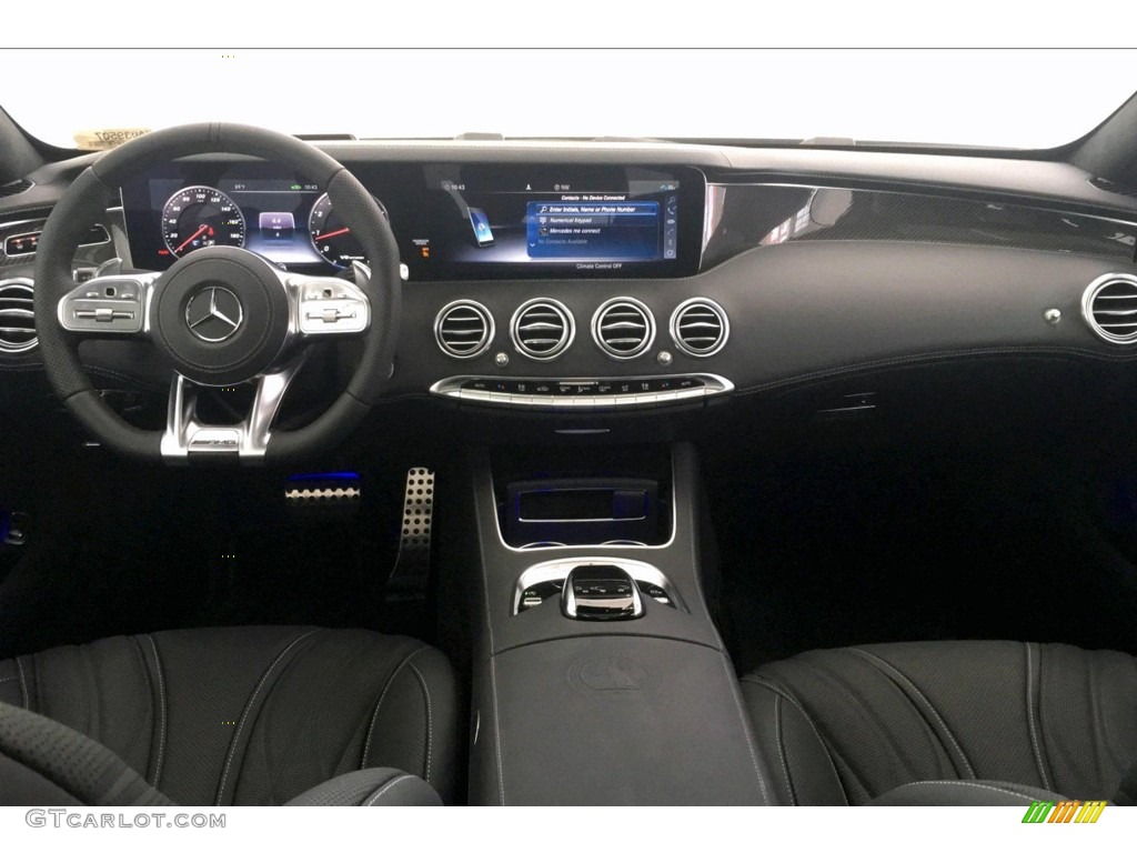 2019 Mercedes-Benz S AMG 63 4Matic Coupe Black Dashboard Photo #133023786