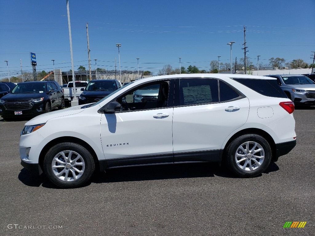 2019 Equinox LS - Summit White / Medium Ash Gray photo #3