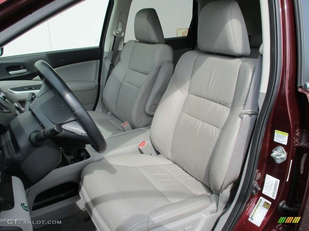 2014 CR-V EX-L AWD - Basque Red Pearl II / Gray photo #12