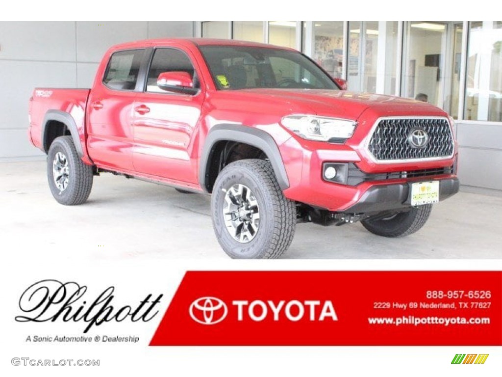 Barcelona Red Metallic Toyota Tacoma