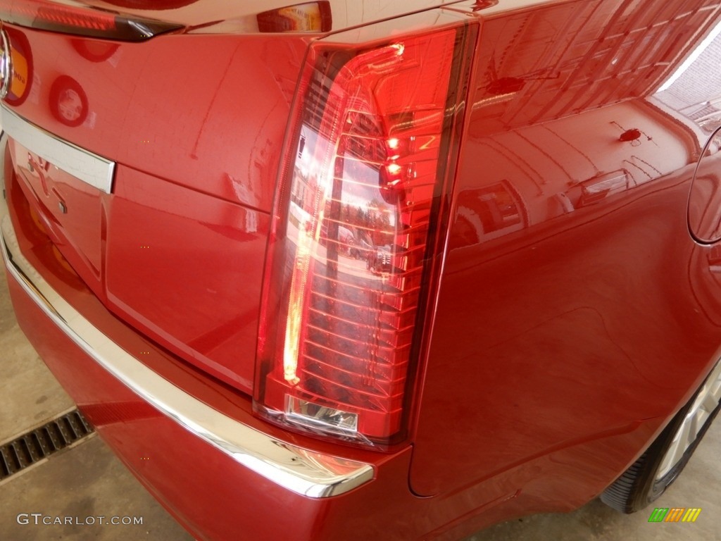2010 CTS 4 3.0 AWD Sedan - Crystal Red Tintcoat / Cashmere/Cocoa photo #5