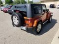 2010 Mango Tango Pearl Jeep Wrangler Sahara 4x4  photo #6