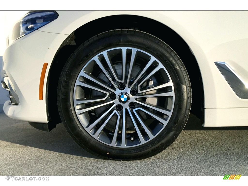 2019 5 Series 540i Sedan - Alpine White / Black photo #10
