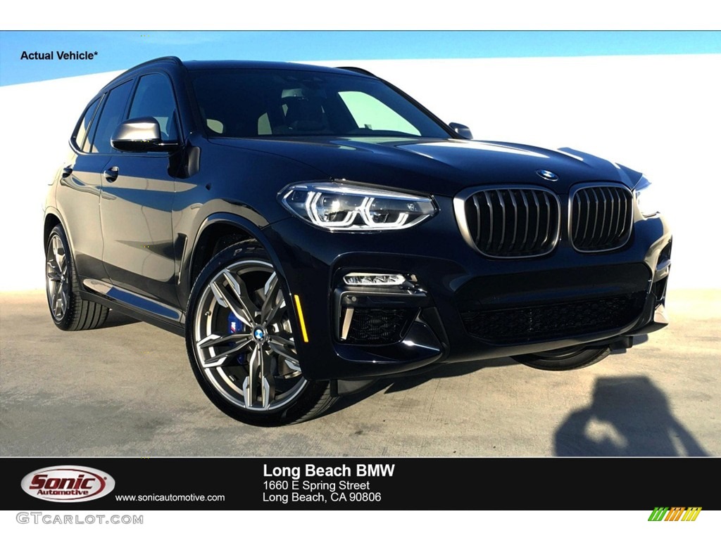 2019 X3 M40i - Carbon Black Metallic / Black photo #1