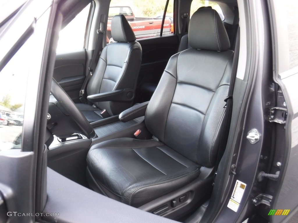2016 Pilot EX-L AWD - Modern Steel Metallic / Black photo #14
