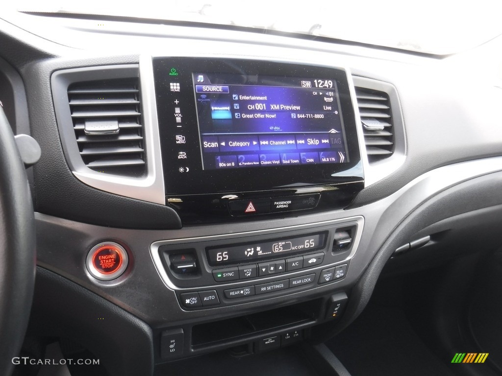 2016 Pilot EX-L AWD - Modern Steel Metallic / Black photo #17