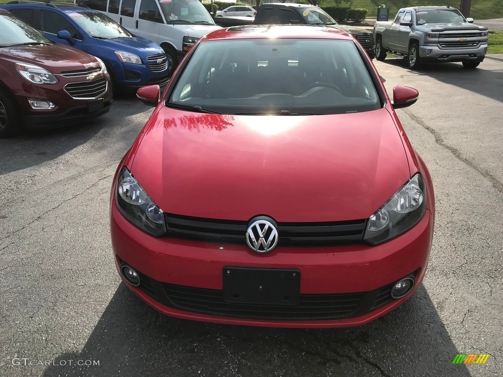2011 Golf 4 Door TDI - Tornado Red / Titan Black photo #3