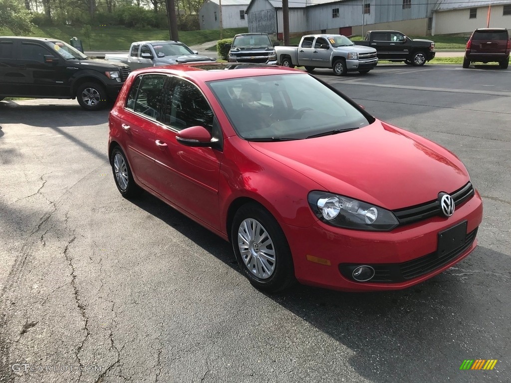 2011 Golf 4 Door TDI - Tornado Red / Titan Black photo #4