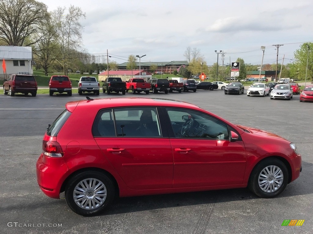 2011 Golf 4 Door TDI - Tornado Red / Titan Black photo #5