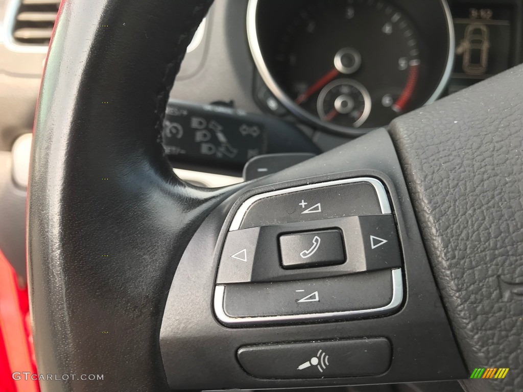 2011 Golf 4 Door TDI - Tornado Red / Titan Black photo #11
